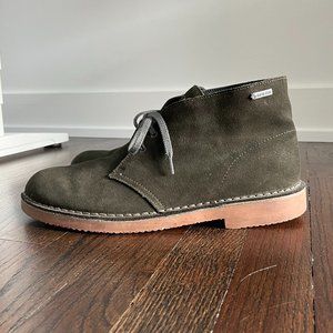 Clarks Originals Desert Boot in Olive Green Suede, Men's Size 10.5